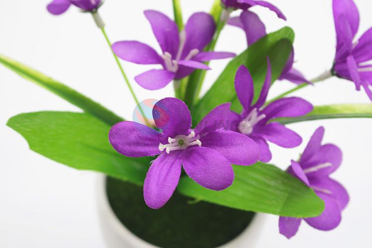 Low price fake potted flower bonsai