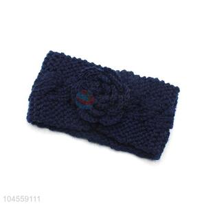 Good quality winter knitted flower headband