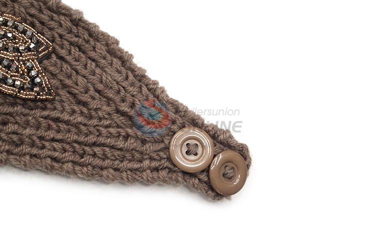 Nice classic cheap winter knitted headband