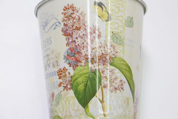 Acceptable price tinplate flower pot