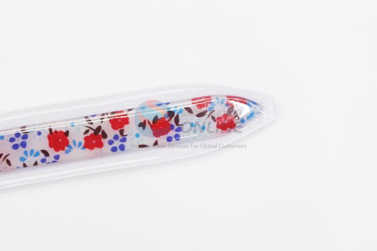 New style red flower pattern nail file