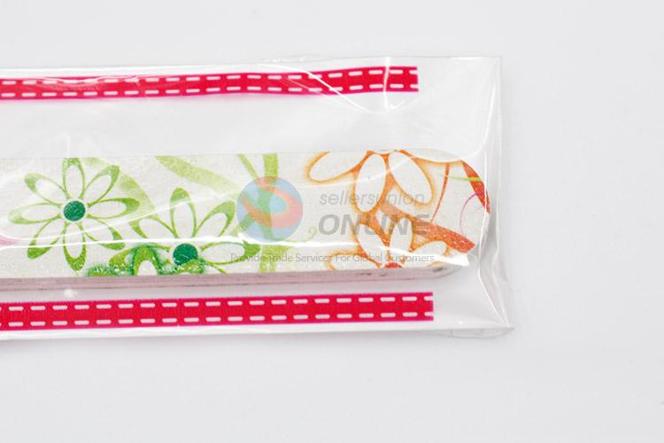 High quality colorful flower pattern nail file