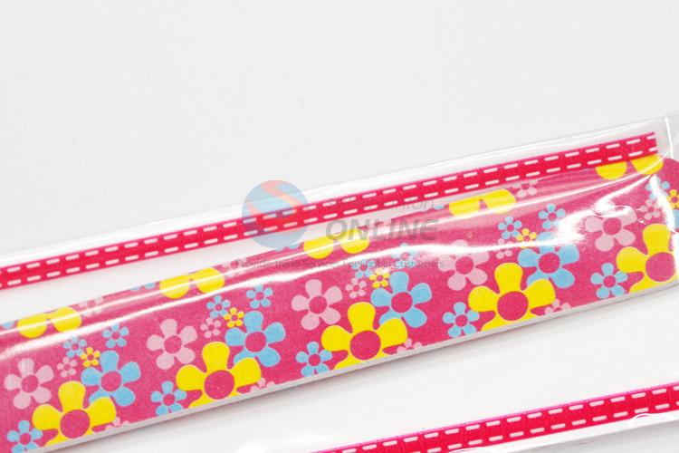 Low price flower pattern nail file