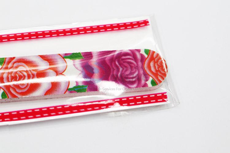 Good quality fashionable flower pattern nail file