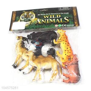 Best Selling Colorful Wild Animal Model Toy Vinyl Model Toy