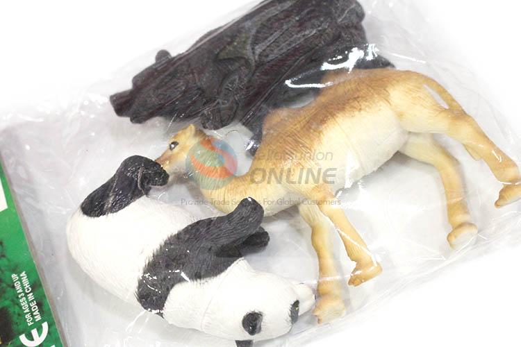 Cheap Vinyl Animal Model Toy Colorful Simulation Wild Animal