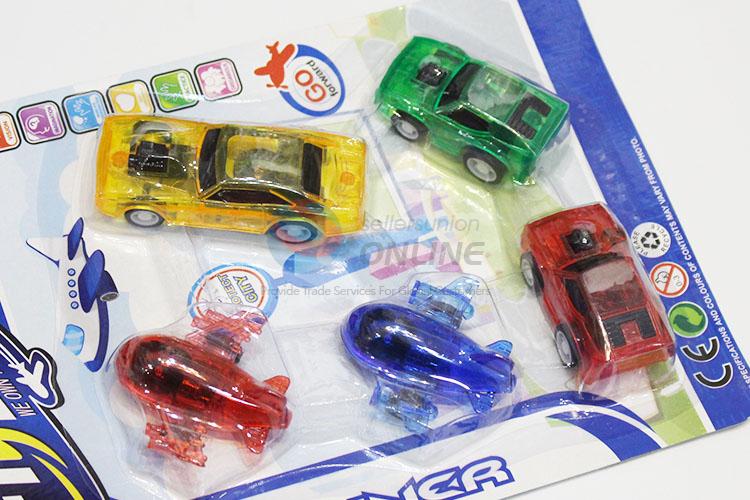 Best Selling Colorful Plastic Pull Back Mini Toy Car and Plane