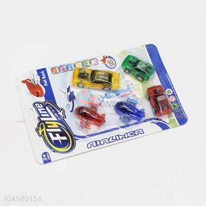 Best Selling Colorful Plastic Pull Back Mini Toy Car and Plane