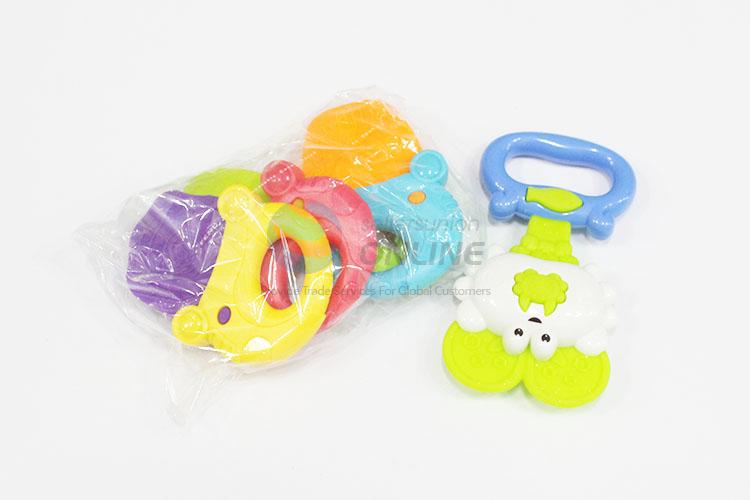 Wholesale Simple Plastic Fun Baby Rattle Toys in Big Feeding-bottle