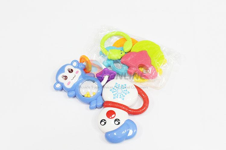 Latest Design Cute Plastic Fun Baby Rattle Toys in Big Feeding-bottle