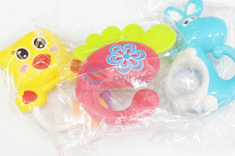 Portable Colorful Plastic Fun Baby Rattle Toys in Storage Box