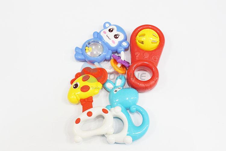 Nice Design Plastic Fun Baby Rattle Toys in Big Feeding-bottle