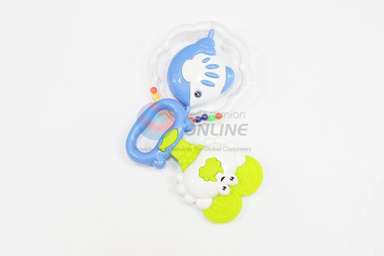 Insert Design Plastic Fun Baby Rattle Toys in Big Feeding-bottle