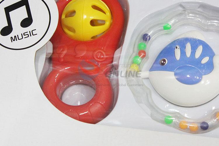 New Arrival Supply Plastic Fun Baby Rattle Toys in Display Box