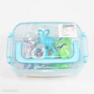 Wholesale Lovely Plastic Fun Baby Rattle Toys in Storage Box