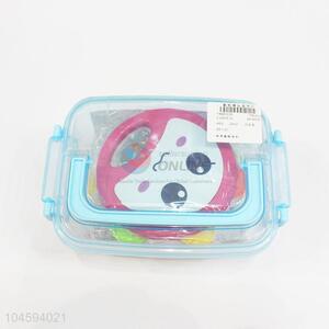 Utility Lovely Plastic Fun Baby Rattle Toys in Storage Box