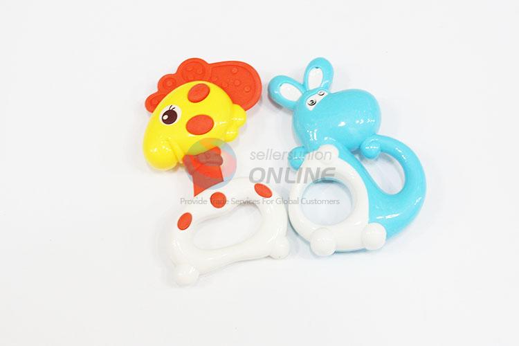 Nice Design Plastic Fun Baby Rattle Toys in Big Feeding-bottle