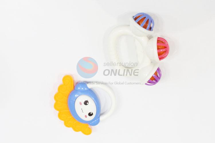 Wholesale Cheap Best Plastic Fun Baby Rattle Toys in Big Feeding-bottle