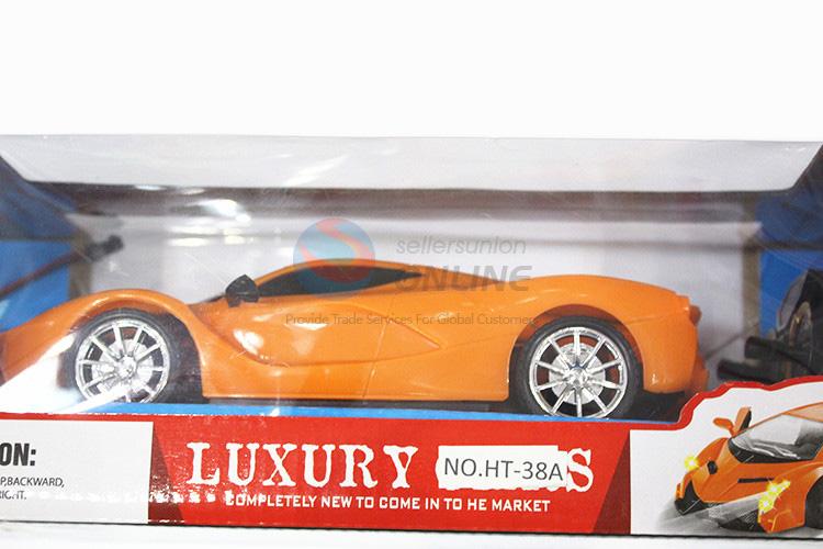 Promotional 1:18 remote racing car with rechargeable batteries