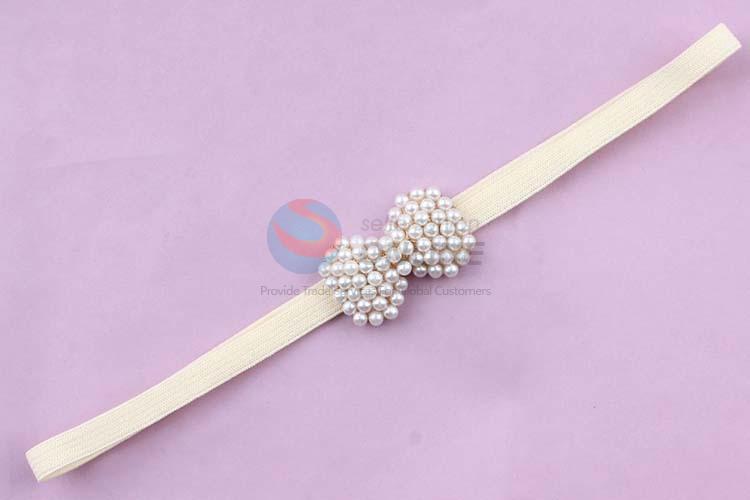 Customized New Fashion Pearl Bowknot Hair Ornaments