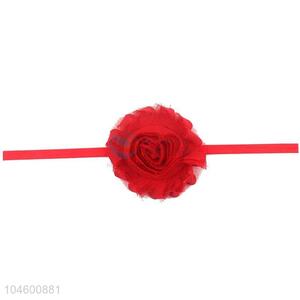 Best Quality Good Sale Girl Extensions Chiffon Flower Headband 