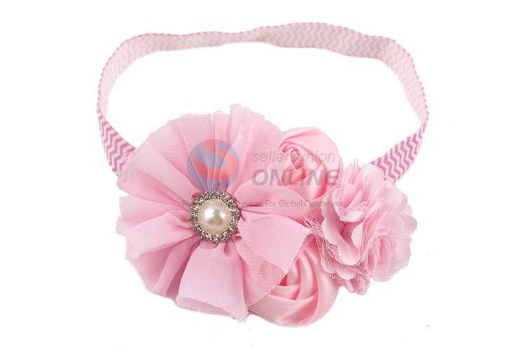 Factory-Directly Flower Rhinestone Hairband For Newborn