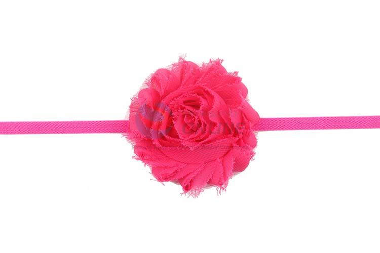 Best Quality Good Sale Girl Extensions Chiffon Flower Headband 