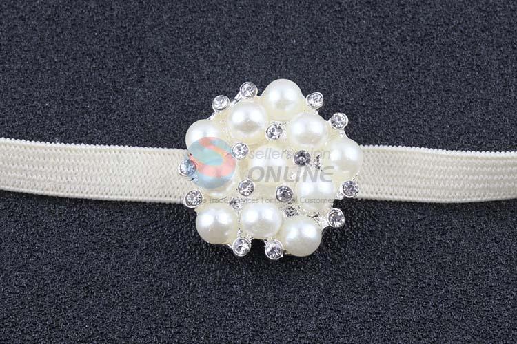 High Quality Pearl Rhinestone Headband