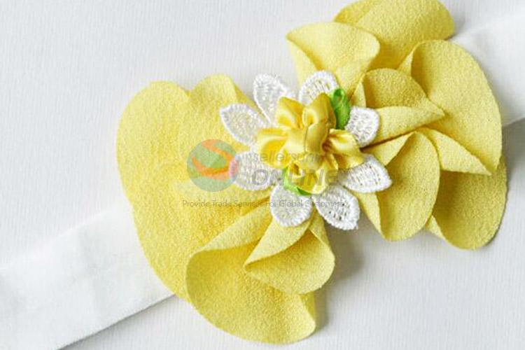 Flower Hair Accessory Elastic Headband