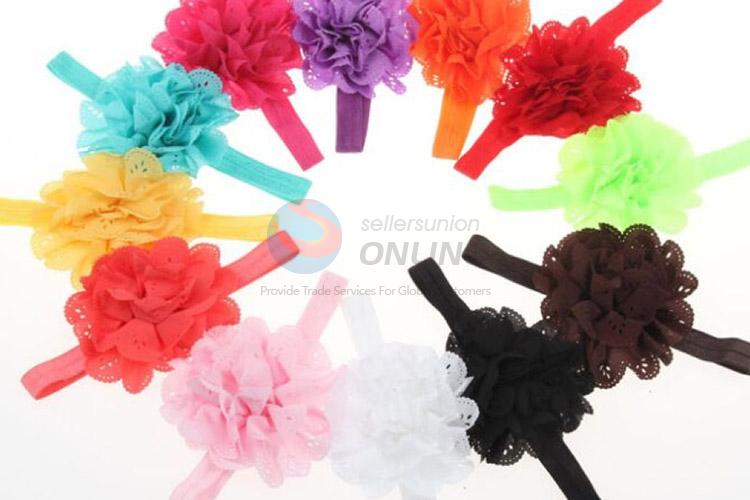 Flower Hair Accessory Elastic Headband