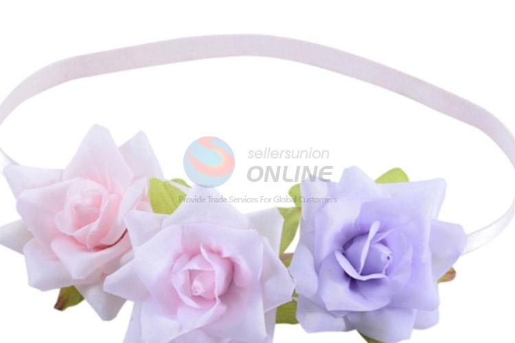 Flower Hair Accessory Elastic Headband