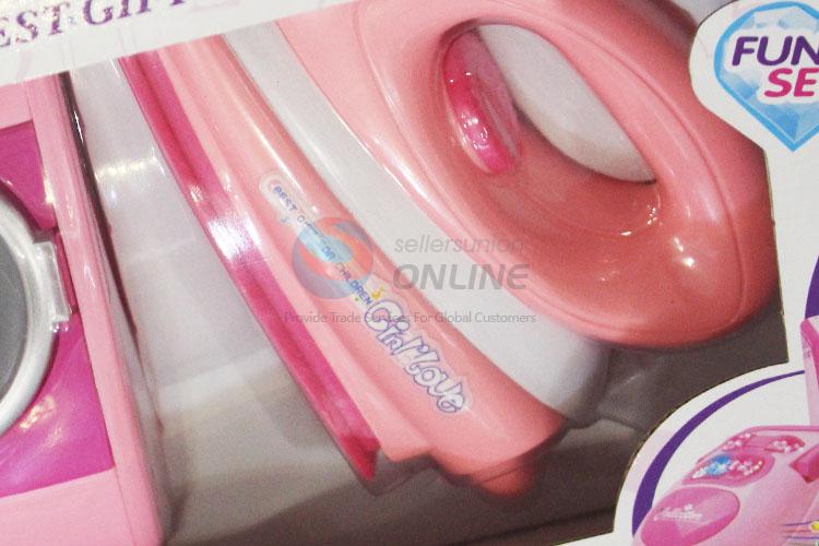 Cheap Price Plastic Musical and Lighting Iron/ Washing Machine