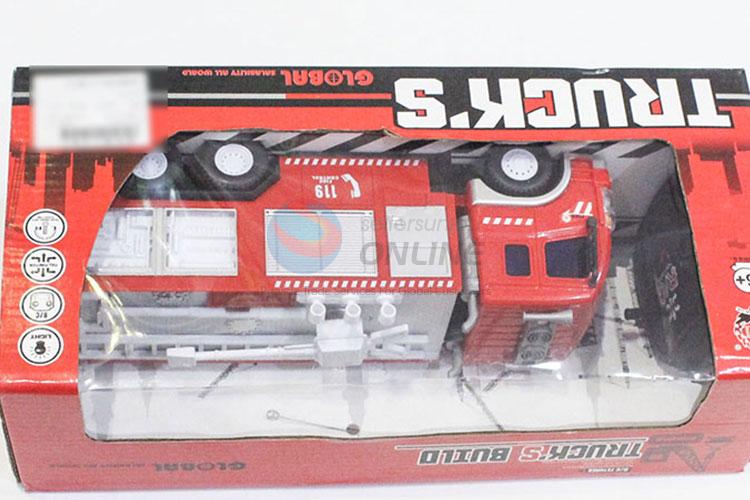 Excellent Quality Four-channel Remote Control Fire Car with Light Kids Toy Car