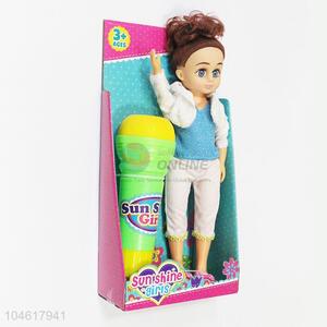 Cheap Price Eco-friendly Pre-School Toys Girl Doll Toy with Microphone