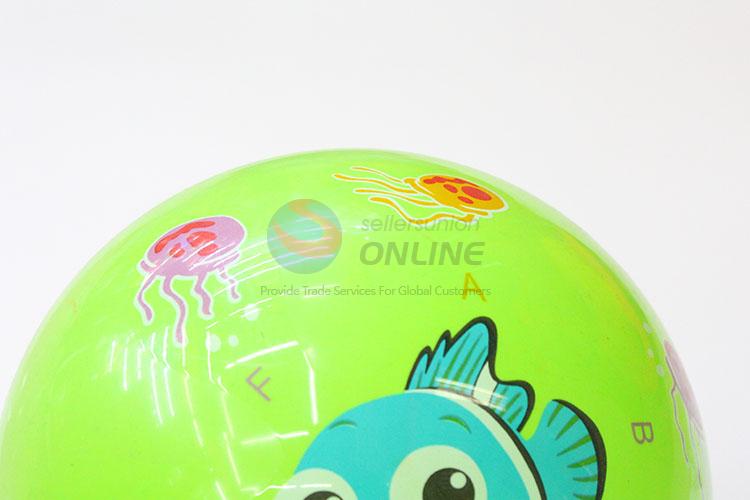 Hot Selling Green Fish Printing PVC BAll