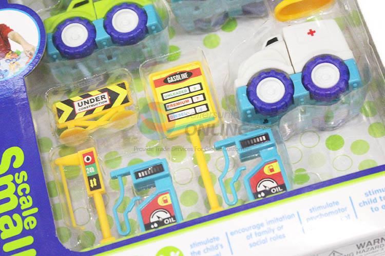 Custom DIY Toy Cartoon Compages Vehicle Set For Children