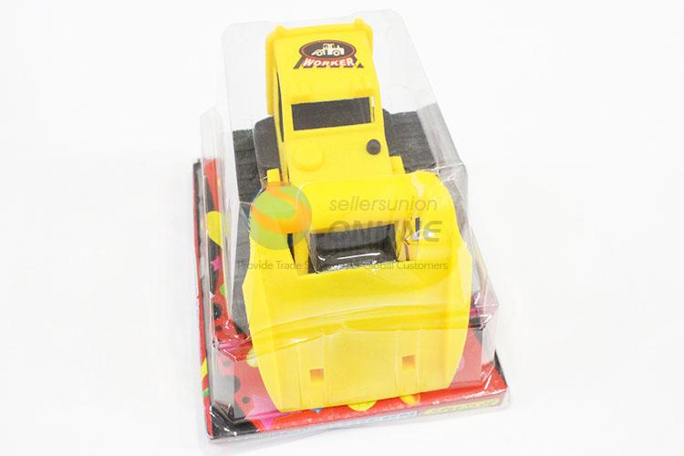 New Style Yellow Color 17cm Inertial Machineshop Car Toys