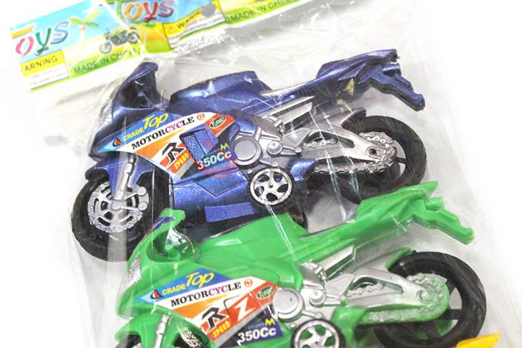Cheap Price Plastic Pull-Back Vehicle Colorful Motorcycle