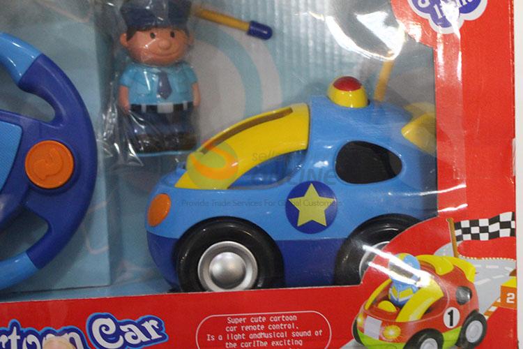 Utility and Durable Remote Control Cartoon Police Car