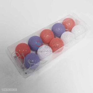 Top Selling 10PCS Christmas Warm Light Ball