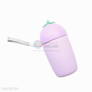 Wholesale cheap cute silicone cup glass cup water bottle