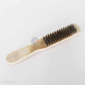 Wood Handle Steel Wire Knife Brush