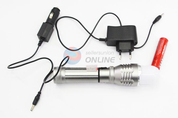 New Customized Aluminum Alloy Flashlight Set with XPE Lamp Bulb and 18650 Battery