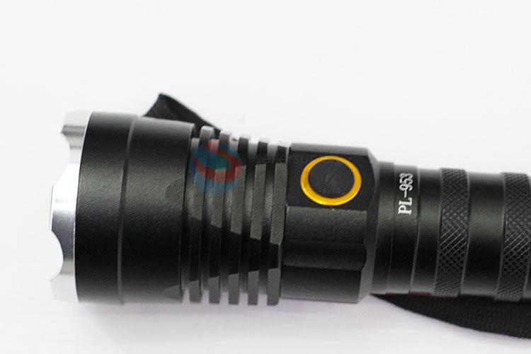 Promotional Custom Waterproof Flashlight with XPE Lamp Bulb and 18650 Battery