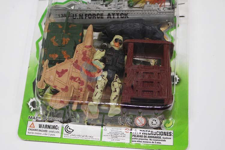 China branded boys military play set soldier toy