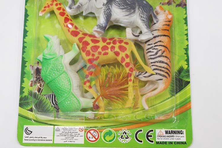 Factory promotional plastic animal model cartoon mini toy