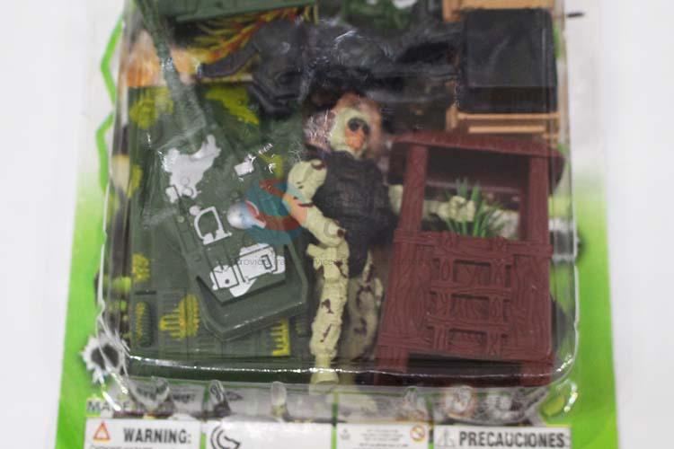 Wholesale cheap boys military play set soldier toy