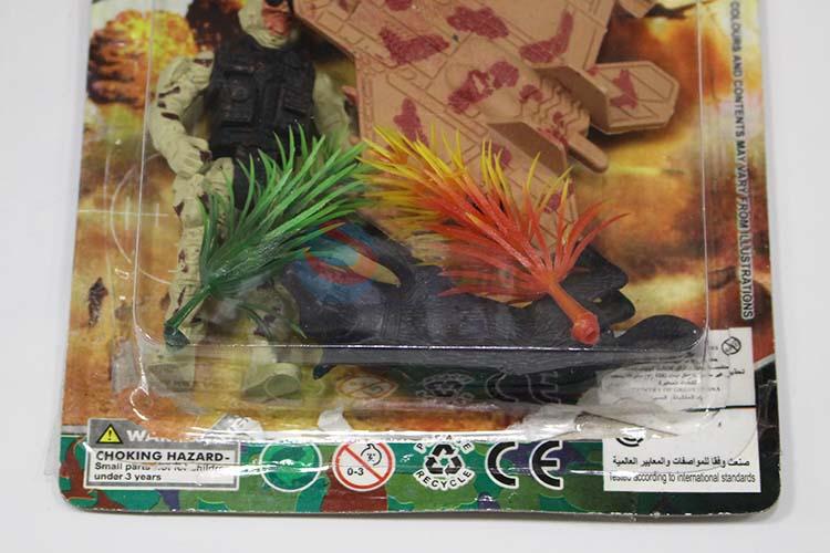 Wholesale low price boys military play set soldier toy