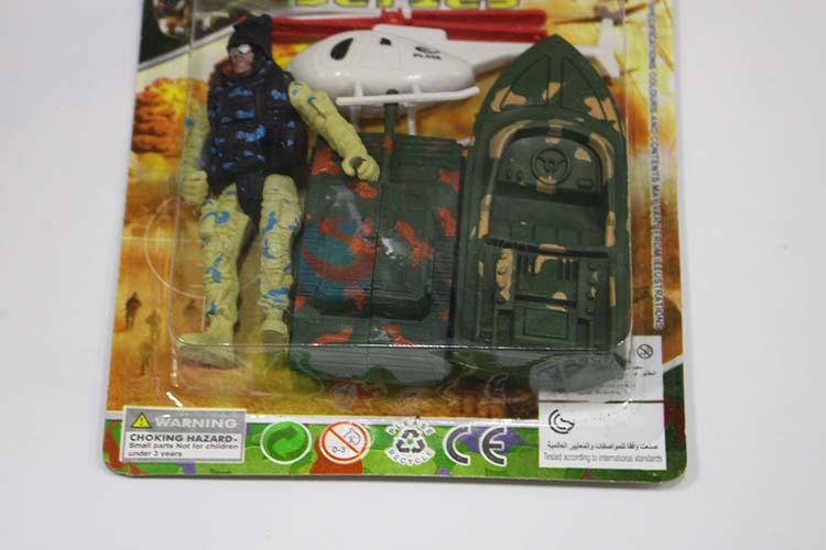 Made in China boys military play set soldier toy