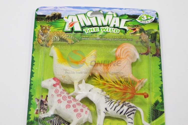 Cheap wholesale plastic animal model cartoon mini toy